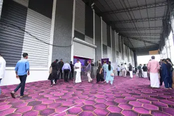 BAKE EXPO floor moment